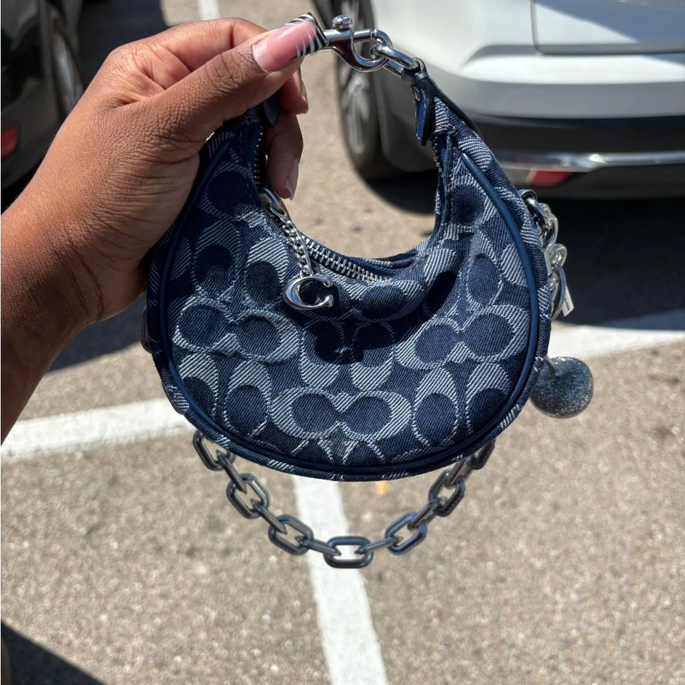 Coach Navy Blue Women's Bag - Picture 6 of 8